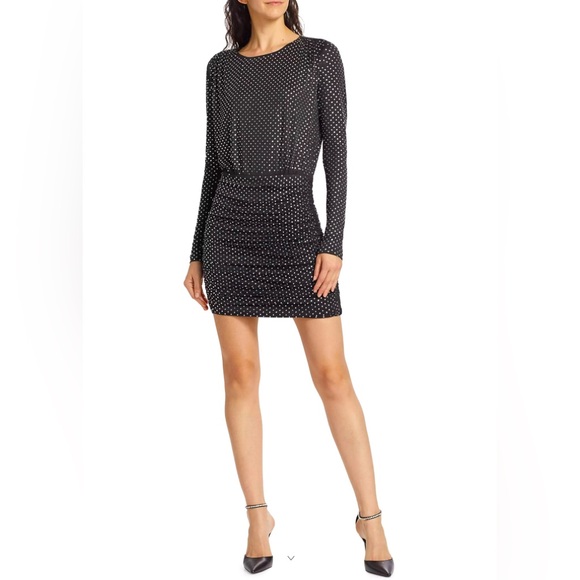 Veronica Beard Jessel Diamante Ruched Mini dress - Picture 1 of 8
